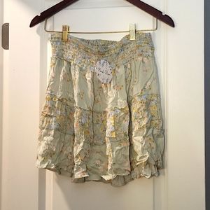 Summer skirt ruffle new multicolor new with tags